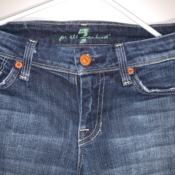 🌷7 FOR ALL MANKIND Jeans Size 26 Boot Cut - Picture 3 of 6